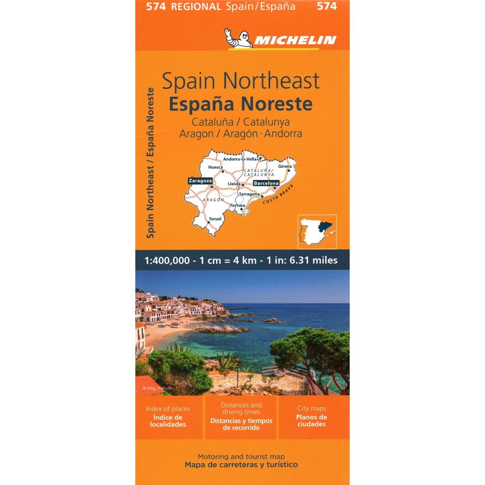 574 Katalonien Nordöstra Spanien  Michelin